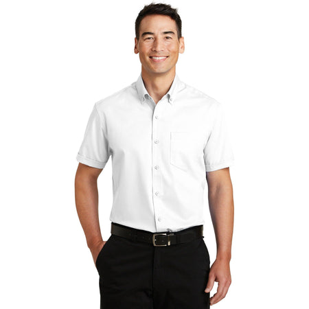 Port Authority ® Short Sleeve SuperPro ™ Twill Shirt. S664 - Port Authority S664 Woven Shirts Port Authority