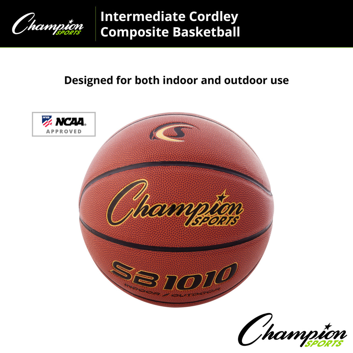 Champion Sports CORDLEY COMPOSITE BASKETBALL 29.5" OFFICIAL NCAA