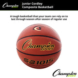 Champion Sports CORDLEY COMPOSITE BASKETBALL 29.5" OFFICIAL NCAA
