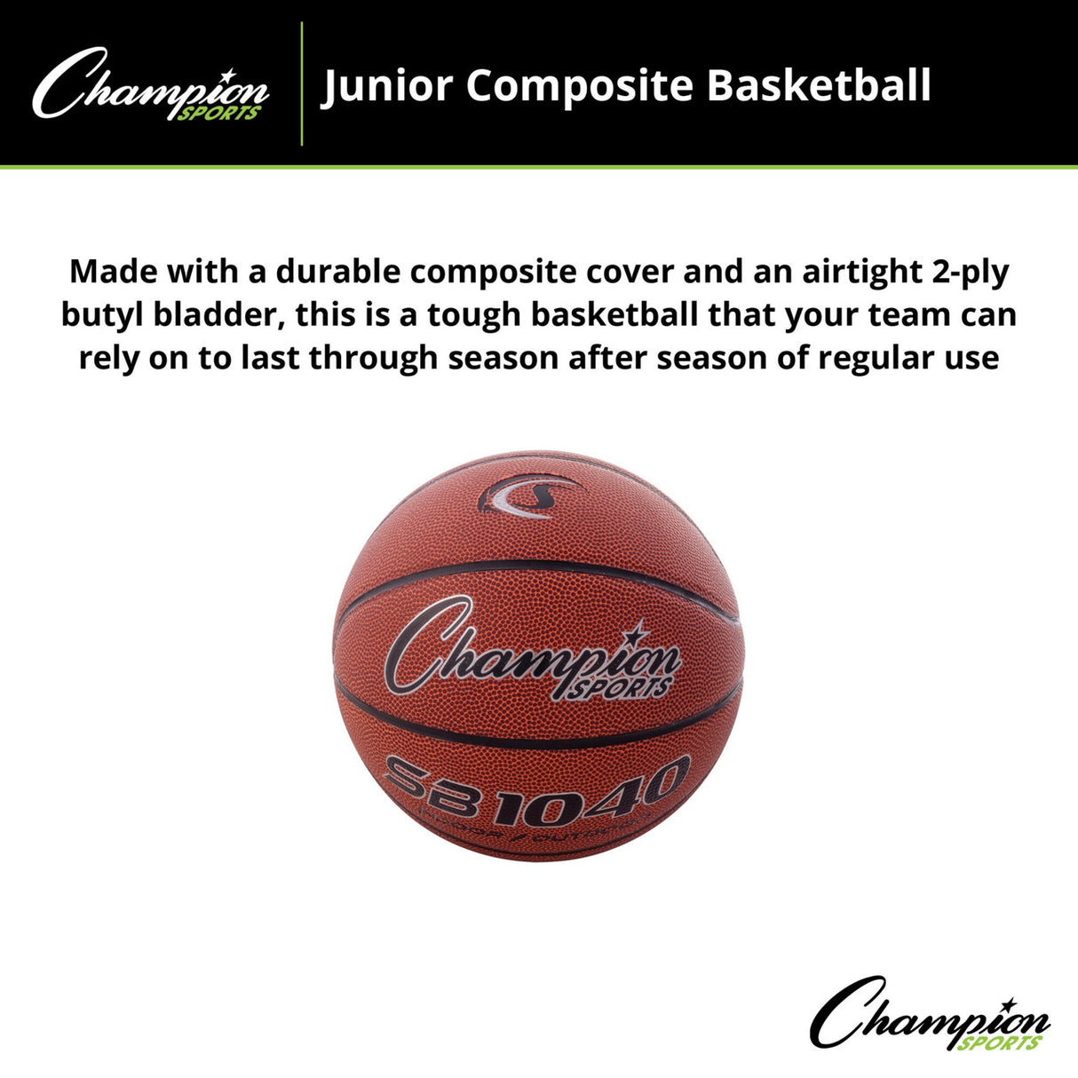 Champion Sports COMPOSITE BASKETBALL 29.5" OFFICIAL NCAA NFHS