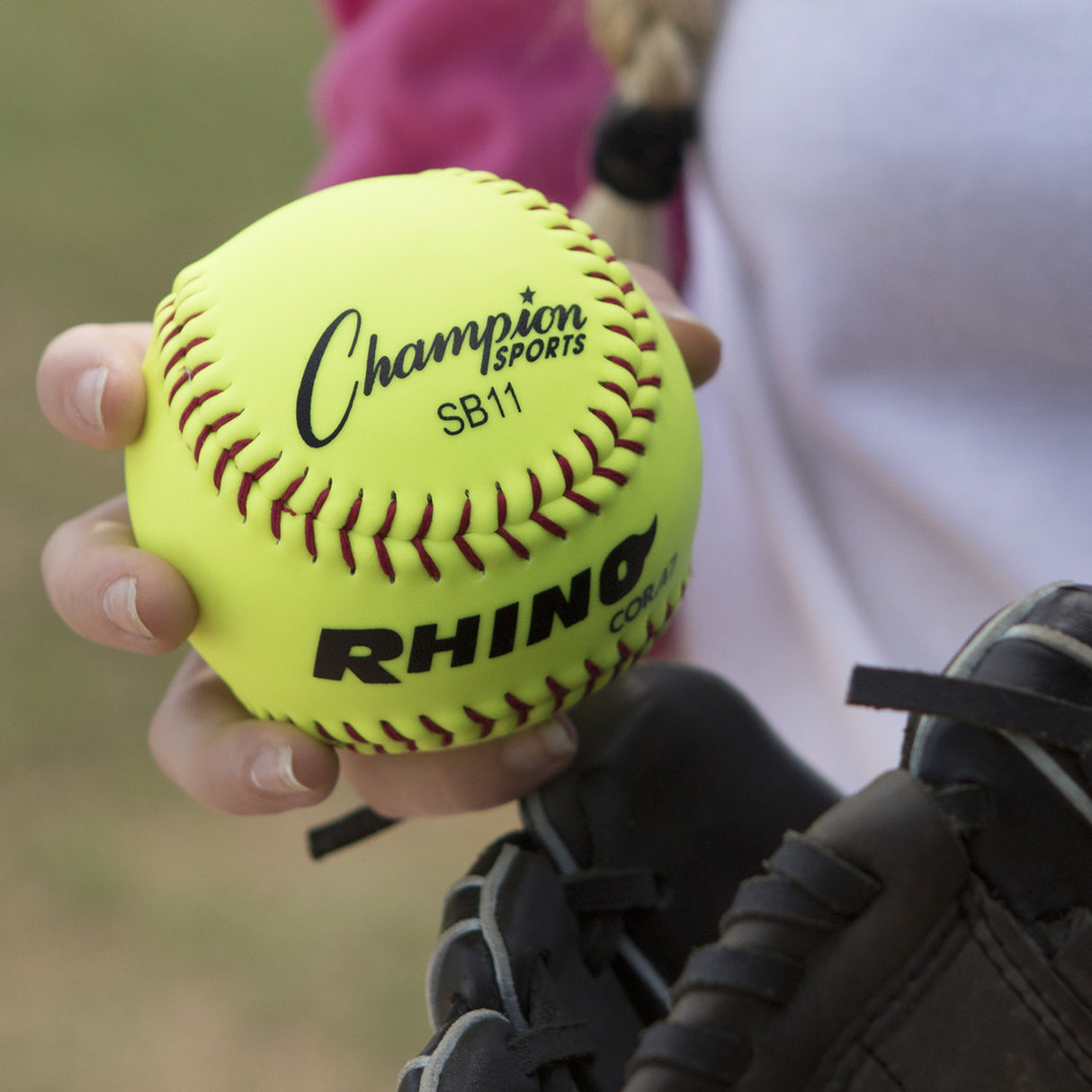Champion Sports 11" SYNTHETIC LEATHER CORK CORE SOFTBALL