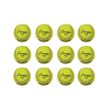 12" LEATHER CORK CORE SOFTBALL
