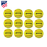 Champion Sports 11" LEATHER POLY CORE SOFTBALL, NFHS APPROVED