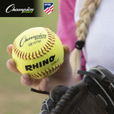 Champion Sports 11" LEATHER POLY CORE SOFTBALL, NFHS APPROVED