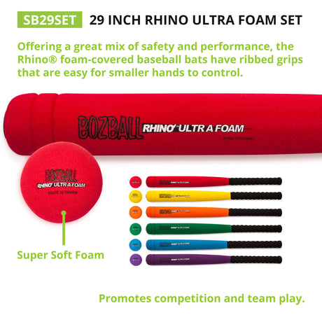 RHINO ULTRA FOAM BAT AND BALL SET