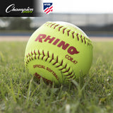 Champion Sports 12" SYNTHETIC LEATHER POLY CORE SOFTBALL, NFHS APPROVED