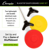 Champion Sports BLACKTOP SHUFFLEBOARD GAME SET
