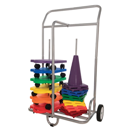 Champion Sports SCOOTER AND CONE STORAGE CART