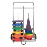 Champion Sports SCOOTER AND CONE STORAGE CART