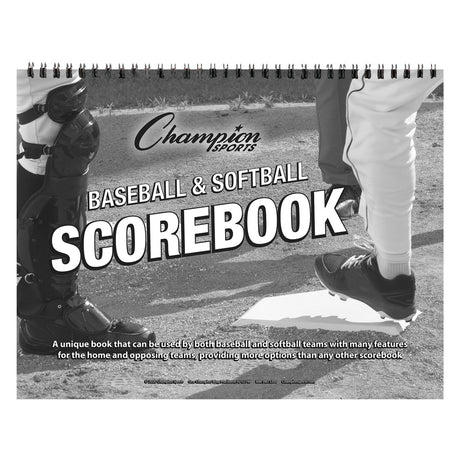 Champion Sports BASEBALL SCORE BOOK