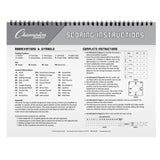Champion Sports BASEBALL SCORE BOOK