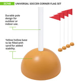Champion Sports UNIVERSAL SOCCER CORNER FLAGS