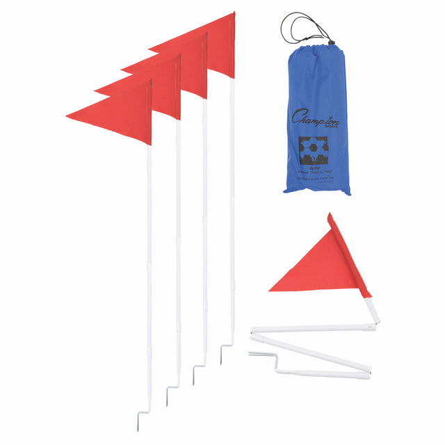 COLLAPSIBLE SOCCER CORNER FLAGS