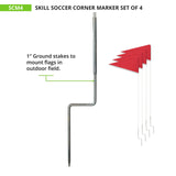 Champion Sports ECONOMY SOCCER CORNER FLAGS