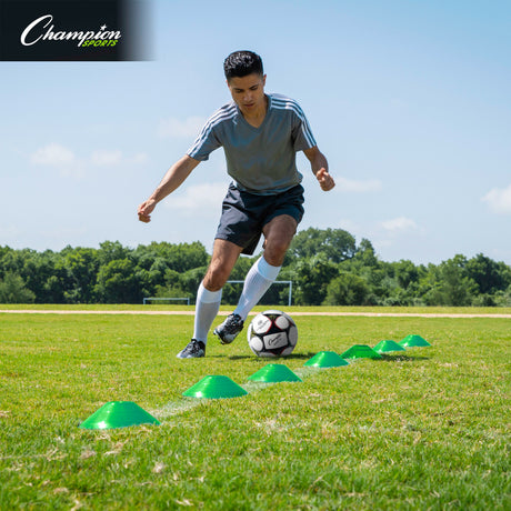 Champion Sports SCXBL Saucer Field Cone Blue