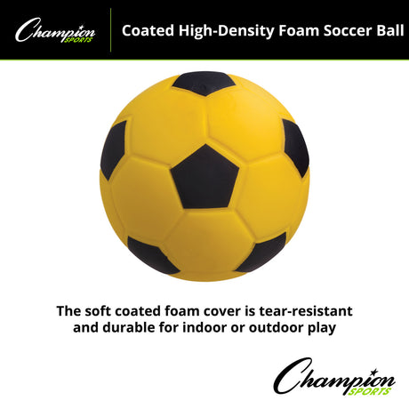 Champion Sports COATED HIGH-DENSITY FOAM SOCCER BALL