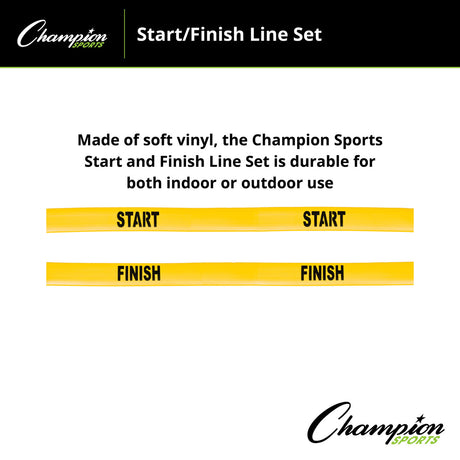 Champion Sports POLY START/FINISH LINE SET