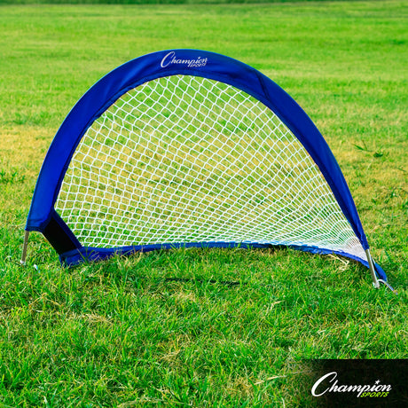 Champion Sports SG3018 Extreme Soccer Portable Pop-Up Goals 2.5' X 1.5'