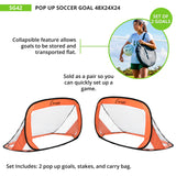 Champion Sports POP-UP SOCCER GOAL, 4' X 2'