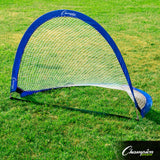 Champion Sports EXTREME SOCCER PORTABLE POP-UP GOALS 2.5' X 1.5'