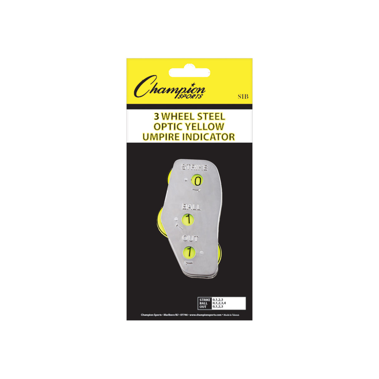 Champion Sports 3-WHEEL STEEL UMPIRE INDICATOR