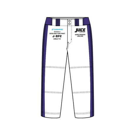 Champro SIZE KIT Juice Open Bottom Baseball Pants | Champro SJBP2KIT Champro Standard XS