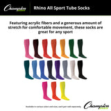 ALL-SPORT SOCKS, LARGE BLACK
