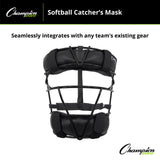 Champion Sports SOFTBALL CATCHER'S MASK