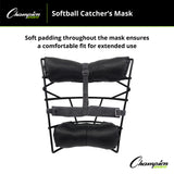 Champion Sports SOFTBALL CATCHER'S MASK