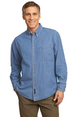 Port & Co ™  Long Sleeve Value Denim Shirt. SP10 - Port & Company SP10