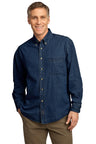 Port & Co ™  Long Sleeve Value Denim Shirt. SP10 - Port & Company SP10