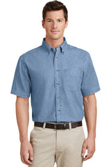 Port & Co ™  Short Sleeve Value Denim Shirt. SP11 - Port & Company SP11