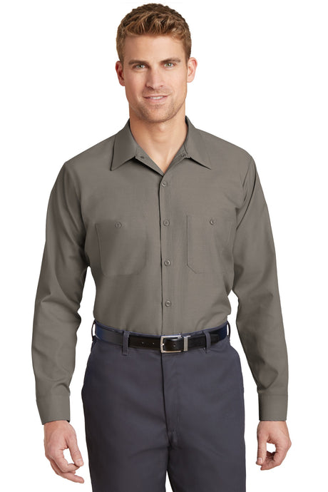 Red Kap ®  Long Size, Long Sleeve Industrial Work Shirt. SP14LONG - Red Kap SP14LONG