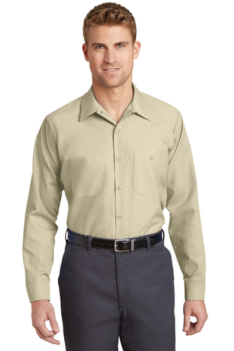 Red Kap ®  Long Size, Long Sleeve Industrial Work Shirt. SP14LONG - Red Kap SP14LONG