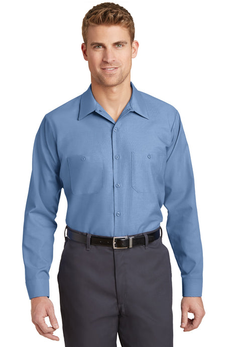 Red Kap ®  Long Size, Long Sleeve Industrial Work Shirt. SP14LONG - Red Kap SP14LONG