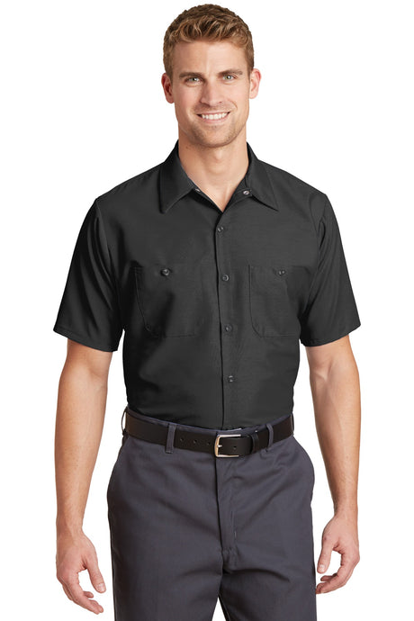 Red Kap ®  Long Size, Short Sleeve Industrial Work Shirt. SP24LONG - Red Kap SP24LONG