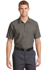 Red Kap ®  Long Size, Short Sleeve Industrial Work Shirt. SP24LONG - Red Kap SP24LONG