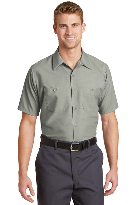 Red Kap ®  Long Size, Short Sleeve Industrial Work Shirt. SP24LONG - Red Kap SP24LONG