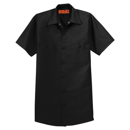 Men's Short Sleeve Industrial Work Shirt Joe's USA Small Black