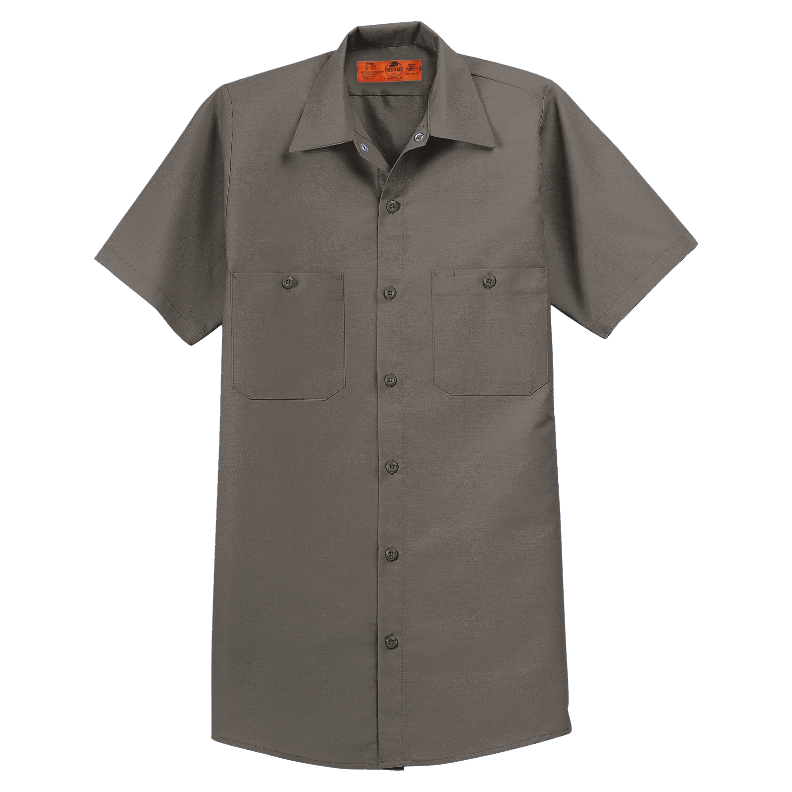 Men's Short Sleeve Industrial Work Shirt Joe's USA Small Grey