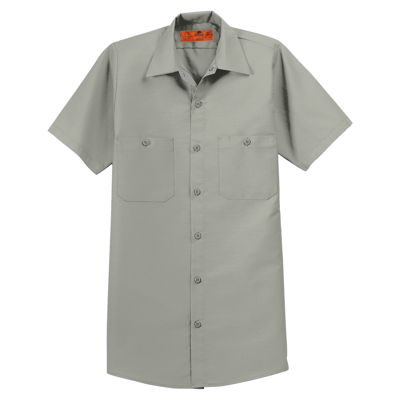 Men's Short Sleeve Industrial Work Shirt Joe's USA Small Light Grey