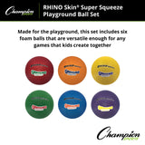 RHINO Skin RHINO SKIN SUPER SQUEEZE PLAYGROUND BALL SET