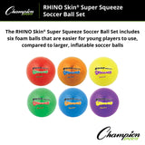 RHINO Skin RHINO SKIN SUPER SQUEEZE SOCCER BALL SET
