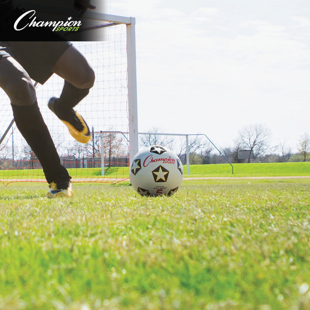 Champion Sports RUBBER COVER SOCCER BALL SIZE 3