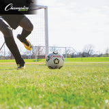 Champion Sports RUBBER COVER SOCCER BALL SIZE 3