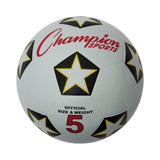 Champion Sports RUBBER COVER SOCCER BALL SIZE 3