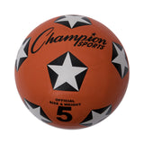 Champion Sports RUBBER COVER SOCCER BALL SIZE 3