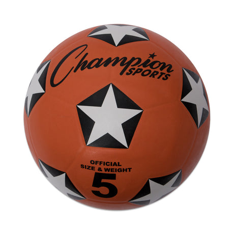 Champion Sports SRB3 Rubber Cover Soccer Ball Size 3