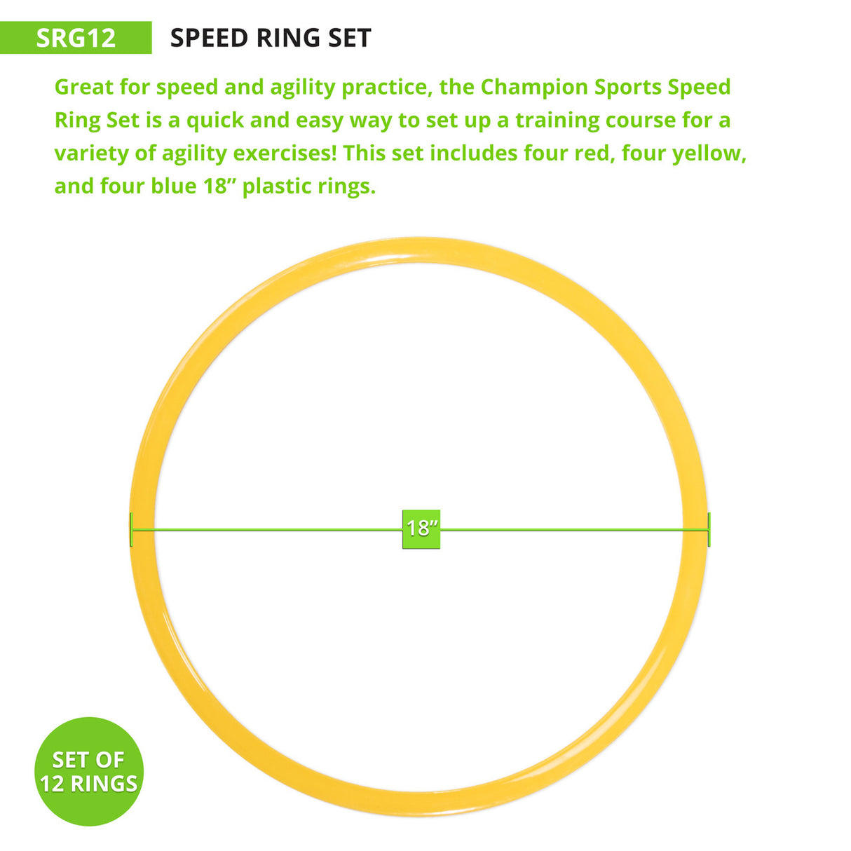 Champion Sports SPEED RING SET