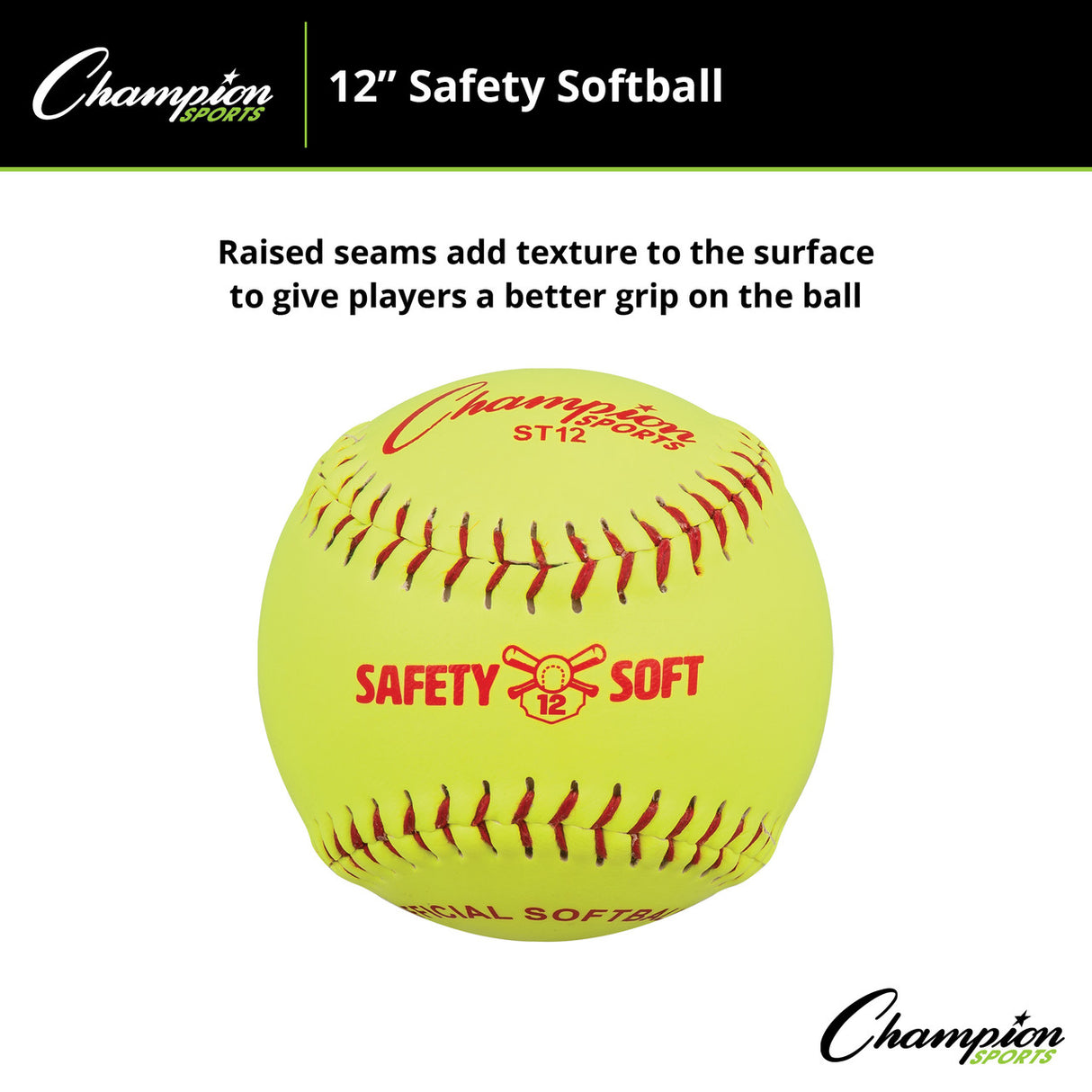 Champion Sports SAFETY SOFTBALLS 11"